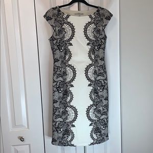 Maggy London White/Black dress